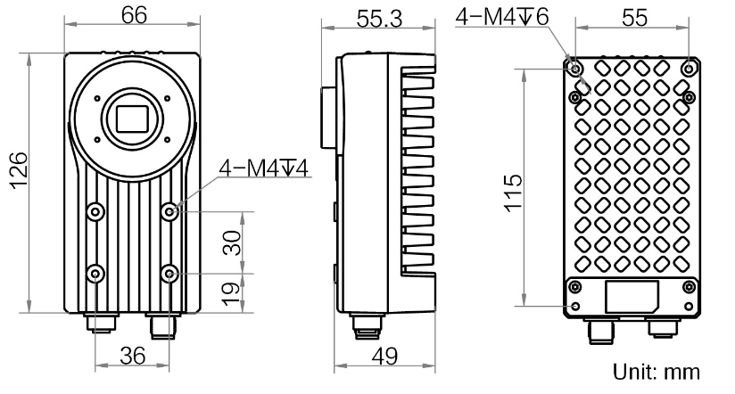 ?？礗D6000系列 MV-ID6200EM-00C-NNG 2000 萬(wàn)像素外形尺寸.png