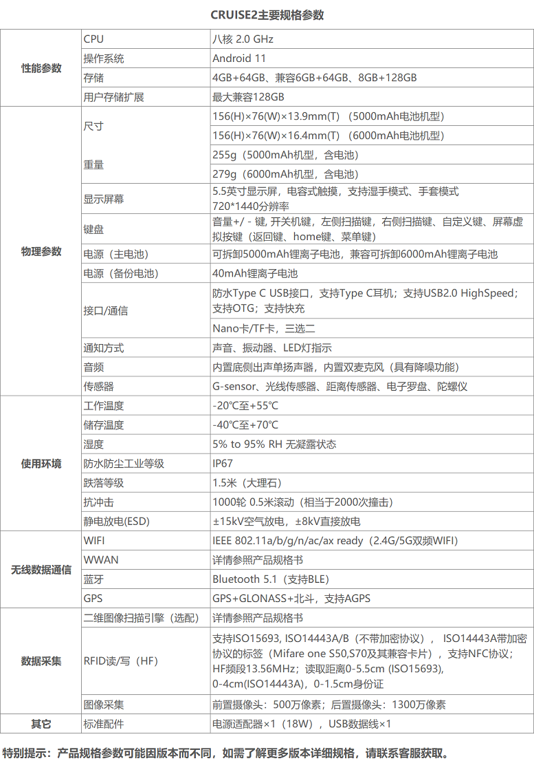 東集CRUISE 2 工業(yè)級移動(dòng)終端PDA參數.jpg